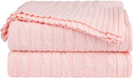 Cotton Knitted Nap Blanket