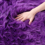 Premium Faux Fur Sheepskin Rectangle Area Rug