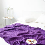 Cotton Knitted Nap Blanket