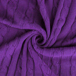 Cotton Knitted Nap Blanket