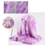 Fluffy Microfiber Faux  Fur Blanket