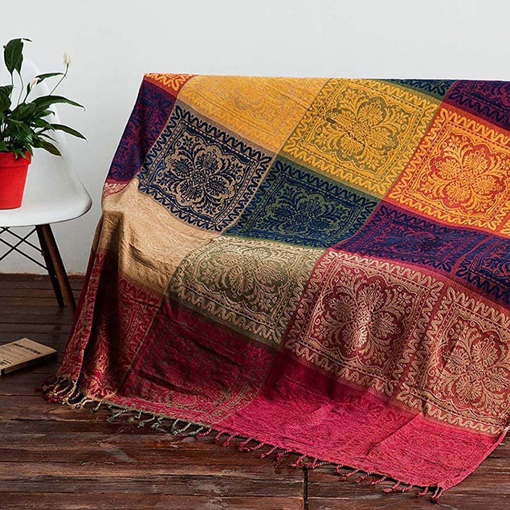 Bohemian Multifunction Blankets,Fabric Sofa Covers