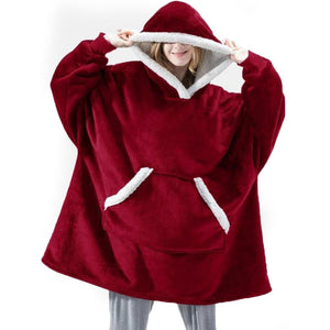 Oversized Microfiber Wearable Blanket