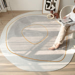 Living Room Round Area Rugs