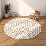 Living Room Round Area Rugs
