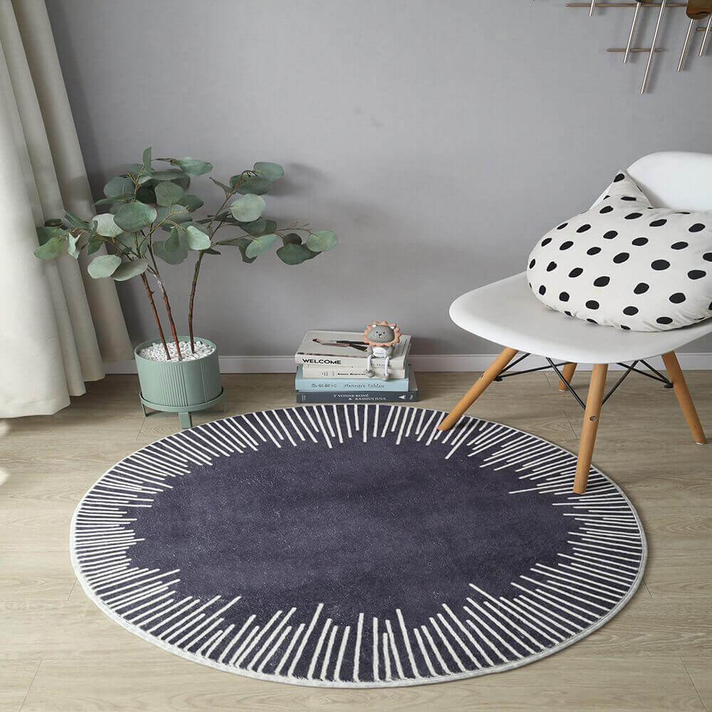 Living Room Round Area Rugs