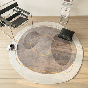 Living Room Round Area Rugs