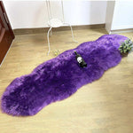 Faux Sheepskin Fur Chair Couch Cover, White Area Rug
