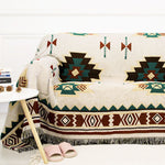 Sofa Blanket Decorative Blanket | Area Carpet with Tassel