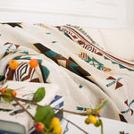 Sofa Blanket Decorative Blanket | Area Carpet with Tassel