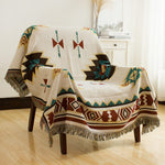 Sofa Blanket Decorative Blanket | Area Carpet with Tassel