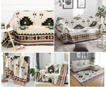 Sofa Blanket Decorative Blanket | Area Carpet with Tassel