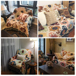 Sofa Blanket Decorative Blanket | Area Carpet with Tassel
