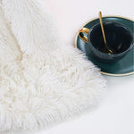 Fluffy Microfiber Faux  Fur Blanket