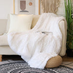 Fluffy Microfiber Faux  Fur Blanket