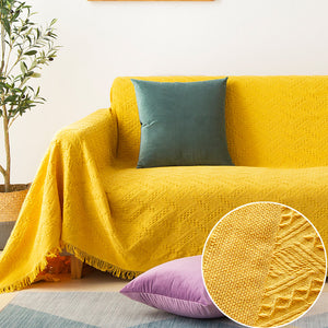 Geometrical Sofa Cover,Couch Protector, Blanket Couch Cover