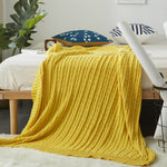Cotton Knitted Nap Blanket