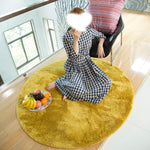 Fluffy Area Rug | Round Living Room Rugs