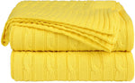Cotton Knitted Nap Blanket