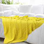 Cotton Knitted Nap Blanket
