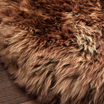 Faux Fur Round Area Rug