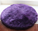 Faux Fur Round Area Rug