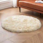 Faux Fur Round Area Rug