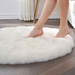 Faux Fur Round Area Rug