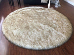 Faux Fur Round Area Rug