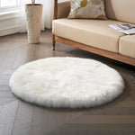 Faux Fur Round Area Rug