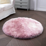 Faux Fur Round Area Rug